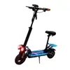En stock morado transfronterizo tablero acrílico de 10 pulgadas con ala trasera iluminada, patinete eléctrico plegable para desplazamientos