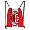 Bolsa com Cordão para Futebol da Copa do Mundo Transfronteiriça de 2026 com Estampa do Logo da Equipe, Mochila com Cordão de Poliéster, Bolsa de Armazenamento de Grande Capacidade
