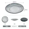 Estilo Nórdico Gris Patrón Arena Imitación Porcelana Vajilla Set Tazones, Platos, Cucharas Sopa, Melamina Mesa Configuración Juego de Cuatro Piezas Restaurante Hotel Mayoreo