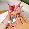 Lanyard para Teléfono Móvil al por Mayor Correa Larga en Forma de Corazón Correa Cruzada para Hombres y Mujeres Correa para Senderismo al Aire Libre con Clip Resistente Cadena Colgante Antiperdida
