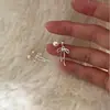 Pendientes de Perlas con Lazo de Cinta Doble Envuelto, Tendencia de Tiktok para Mujer, Únicos y Distintivos, Simples y Elegantes, Pendientes Exquisitos