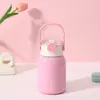 Nova Caneca Térmica de Aço Inoxidável 316 de Alto Valor Simples Elegante Caneca Portátil Uso Doméstico Tampa de Abertura com Um Botão Caneca Pop-Up
