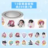 500 Adesivos/Rolo Kpop Demon Slayer Grupo Feminino Avatar Adesivos em Rolo Decoração Transfronteiriça Fita Seladora para Carro Atacado