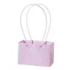 Saco de Papel Kraft Caixa de Flores Portátil Embalagem Bolsa de Mão Caixa de Flores DIY Cesta de Flores 38 Bolsa de Mão para Aula de Arte com Flores