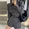 2026 Corea Dongdaemun Ropa de Mujer Alta Calidad Moda de Verano Camisa con Solapa Conjunto de Shorts Mujer