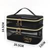 Bolsa de Maquillaje de Malla Multifuncional de Venta Caliente Transfronteriza Bolsa de Almacenamiento de Malla de Gran Capacidad Bolsa de Tocador Transparente de Viaje Juego de Cinco Piezas