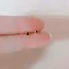 Pendientes de Botón Cuadrados Mini de Circonita para Mujer, Modernos, Sencillos, Diseño Único, Elegantes, Compactos, Exquisitos, Accesorios Versátiles para Orejas