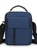 Bolso Cruzado de Hombro Nuevo Transfronterizo Simple Casual Duradero con Gran Capacidad, Múltiples Bolsillos, Tela de Película de Cuero Impermeable Venta al por Mayor