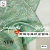 Abrigo de vestir tejido dorado moderno vestido de noche falda corta zapatos sofá fábrica de brocado en stock descuento tela jacquard