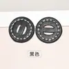 Botões de Couro PU, Botões de Alta Qualidade Costurados à Mão, Jaquetas Corta-vento, Roupas de Lã para Exterior, Botões Decorativos, Acessórios Redondos de Couro PU e Acessórios