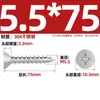 Tornillos Autorroscantes Avellanados Gb846 Acero Inoxidable 304 Cabeza Plana Phillips Tornillos para Madera Extendidos M2.9M3.5M4.2M5.5