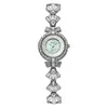 Pulseira de Relógio de Quartzo em Forma de Leque Cravejada com Diamantes Modelo Novo Cross-Border Goldie À Prova d'Água Elegante Versátil para o Trabalho Deslocamento Diário Relógio Feminino
