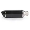 Adecuado para Kawasaki Tubo de Escape Modificado para Coche Acero Inoxidable Pequeño Tubo de Escape Hexagonal Tubo de Cola de Escape para Motocicleta Coche Transfronterizo