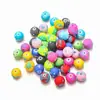 Cuentas de criolita transparentes de 8 mm, colores mezclados, superficie lisa, cuentas redondas, accesorios para joyería DIY, accesorios para bolsos de cuentas, pulseras, materiales de accesorios