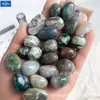 Suministro directo de fábrica ágata acuático natural piedra rodante 15-20 mm piedra en bruto molienda piedra de aromaterapia decoración del hogar piedra para acuario