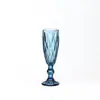 Serie de diamantes retro estilo europeo fábrica directa de copas de vino hotel hogar color copa de relieve boca de copa