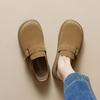 Zapatos Birkenstock Casuales de Suela Gruesa y Punta Redonda 2026 para Mujer, Mocasines Slip-On para Primavera y Otoño, Medias Mulas Birkenstock de Punta Cerrada, Zapatos para Mujer de Talla Grande