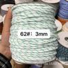 Familia Miu con 3 mm color 108 color punto de salto núcleo de poliéster envuelto en cuerda redonda cuerda para ropa sombrero cuerda para pantalones (longitud ilimitada)