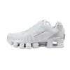 Comércio Exterior Transfronteiriço Europeu e Americano Shox Tl 13 Tênis Esportivos com Amortecimento a Ar de Pilar e Sola Grossa para Aumento de Altura para Homens e Mulheres Tamanho Grande