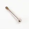 Varilla Masajeadora para Contorno de Ojos de Aleación de Zinc, Cuchara Medidora Mini para Crema Facial, Recogedor Cosmético, Varilla Guía para Ojos, Mini Masajeador Facial