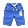 Calça de Verão Infantil Estilo Coreano 2020 Calça Shorts Fina de Unicórnio para Meninas Calça de Cinco Pontos Roupa Externa de Bebê Calça Casual de Comprimento Médio