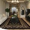 Alfombra de Sala de Estar Retro Estilo Americano, Tapete de Sofá de Alta Gama, Alfombra de Dormitorio Lavable de Noche Impermeable y Resistente a las Manchas, Alfombra de Mesa de Centro