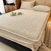 2026 Novo Lençol de Cama de Leite para Todas as Estações Capa de Cama Protetor de Colchão Acolchoado Espesso Cobertura Completa Impermeável à Prova de Urina