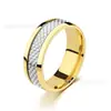 Shengxi acero inoxidable 8mm joyería de personalidad anillo de arco de fibra de carbono anillo simple de moda para hombre