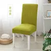 Funda Elástica Engrosada para Silla Cubierta Universal para Silla de Todas las Estaciones Tipo Doméstico Hotel Boda Restaurante Funda de Silla de Felpa Completamente Envuelta
