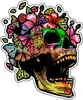 Nuevo Producto Creativo: Colgante de Acrílico para Coche de Mariposa Calavera Rosa, Suministros para Fiesta de Halloween, Decoraciones para el Hogar