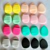 Mini Borla de Polvo para Dedos Borla de Polvo para Pulgar de Doble Cara Húmeda y Seca Sin Látex Borla de Polvo para Cojín de Aire Maquillaje Mini Borla de Polvo