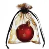 Bolsa de fio bronzeador de Halloween transfronteiriça da Amazon, rede de aranha, bolsa transparente para embalagem de doces e presentes