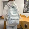 Nueva Mochila Escolar Ligera de Nylon para Estudiantes, Mochila Grande de Secundaria para Niñas, Mochila de Clase Multicapa, Mochila de Ocio para Exteriores