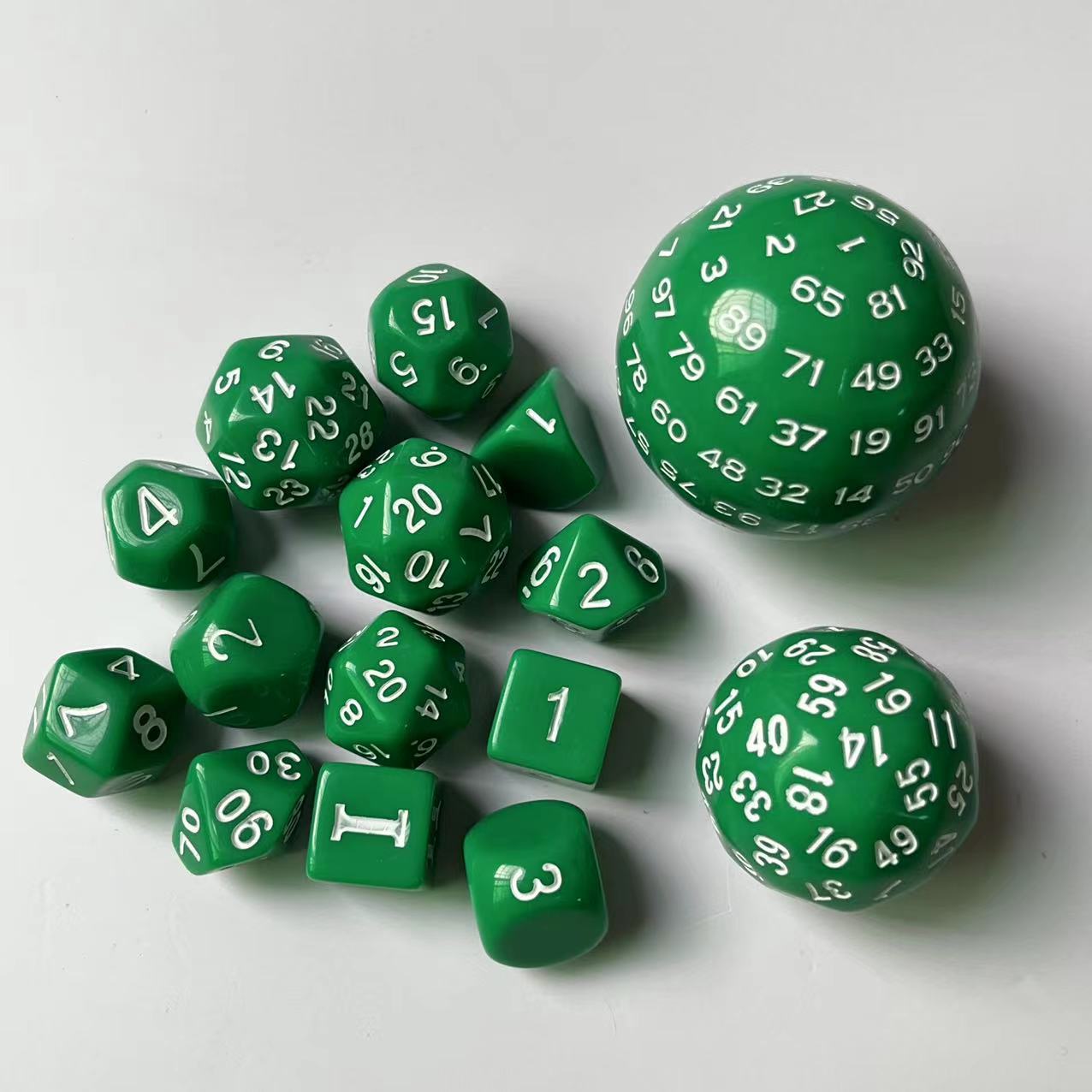 15个一套彩色绿