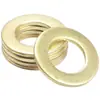 Acero Inoxidable 304 Arandelas Planas Doradas Juntas Planas Herrajes Arandelas para Tornillos M2M3M4M5M6M7M8M10M12M14