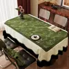 Mantel Estilo Americano, Sin Lavado, Impermeable al Aceite, Impermeable al Agua, Resistente al Calor, Mantel Rectangular, Lujo Ligero, Sensación de Alta Gama, Salvamanteles, Mantel