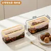 Caja de Almacenamiento para Huevos Cocidos BNBSSquare, Caja Sellada para el Hogar para Conservar la Frescura de Huevos Cocidos, Pepinillos y Marinar
