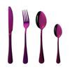 Cross-border 1010 Aço Inoxidável Tableware Set Steak Faca e Garfo Colher Golden Hotel Estilo ocidental Faca de quatro peças e colher de garfo