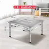 Mesa de barbacoa de acero inoxidable 304, mismo estilo que Zibo, mesa de parrilla portátil para puestos de comida en mercados nocturnos al aire libre