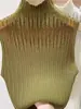 Nuevo Estilo Top de Punto sin Mangas para Mujer, Estilo Delgado de Verano con un Toque de Lujo, Cuello Elegante, Top Casual para Vacaciones, Suministro Directo Transfronterizo