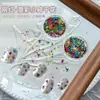 Decorações de Arte para Unhas com Flores Secas, Itens Populares Online, Peças Florais Pequenas em Renda de Cor Mista, Flores Naturais Estilo Japonês em uma Caixa, Decorações para Unhas DIY