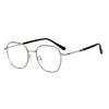 H5210 gafas irregulares retro metal simple montura óptica marco de grado ajustable de inicio marco liso de celebridad de internet