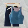 Sujetador deportivo a prueba de golpes con forma de I para mujer, conjunto de sujetador de fitness de una sola pieza con bloques de color para verano, para correr y yoga