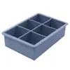 Molde para Cubitos de Hielo Largo, Bandeja para Hielo de 6 Cubitos y 8 Cubitos, Fácil de Desmoldar, Adecuado para Bares y Uso Doméstico, Molde de Silicona Creativo, Molde para Hielo Creativo