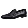 Zapatos de Hombre Estilo Nuevo Color Sólido Casual Zapatos de Cuero para Hombre Modernos Suela Blanda Zapatos de Negocios Británicos Ligeros Zapatos Elegantes Negros para Hombre