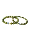Pulsera de Sándalo Verde, Pulsera de Madera de Sándalo Natural, Artículo Cultural con Múltiples Cuentas, Regalo para Atracciones Turísticas, Mayoreo
