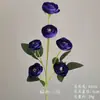 Flores Artificiais Azuis para Casamento Flores Falsas de Teto Decoração de Casamento Parede de Flores Arranjo de Flores de Chão para Casamento Materiais para Arranjo de Flores de Seda