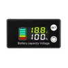 Medidor de Voltaje LCD 8-100V para Detección de Potencia en Vehículos a Batería Indicador Digital de Capacidad para Baterías de Litio y Plomo-Ácido