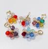 Aço inoxidável Flor de Cristal Margarida Cristal Frisado Pingente DIY Brincos Colar Pulseira Acessórios de Jóias