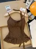 Camisole Camada com Bolinhas Estilo Coreano 2026 Novo Doce Renda Puro Desejo Top com Bojo para Usar por Dentro ou por Fora